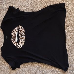 Leopard Lips Tee Shirt